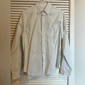 Todd Snyder Button down collar Light blue stripe Long Sleeve Shirt - mens small